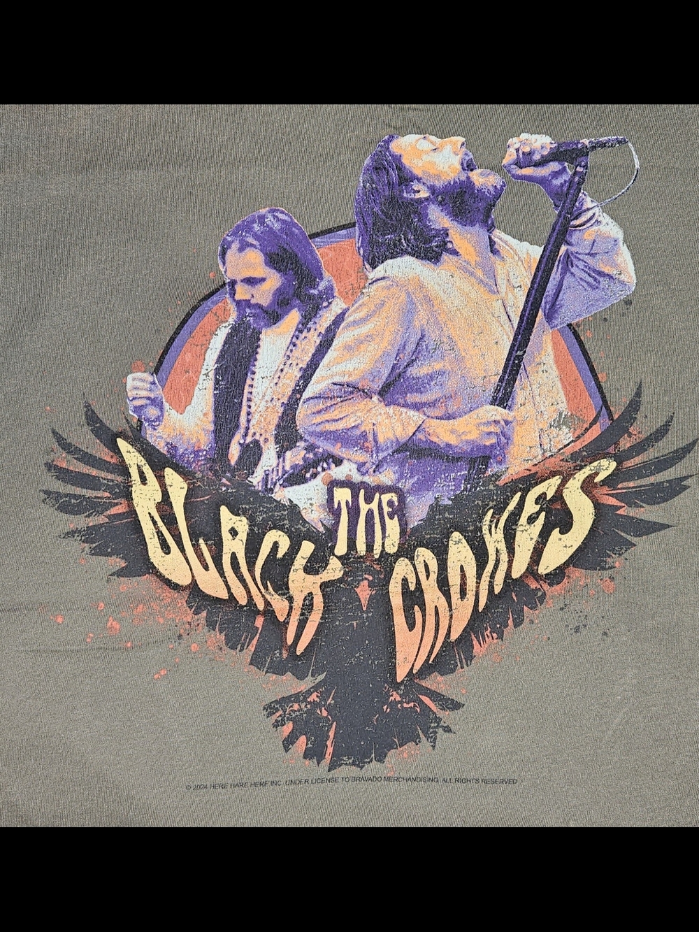 Wrangler Olive Green The Black Crowes Graphic Tee
